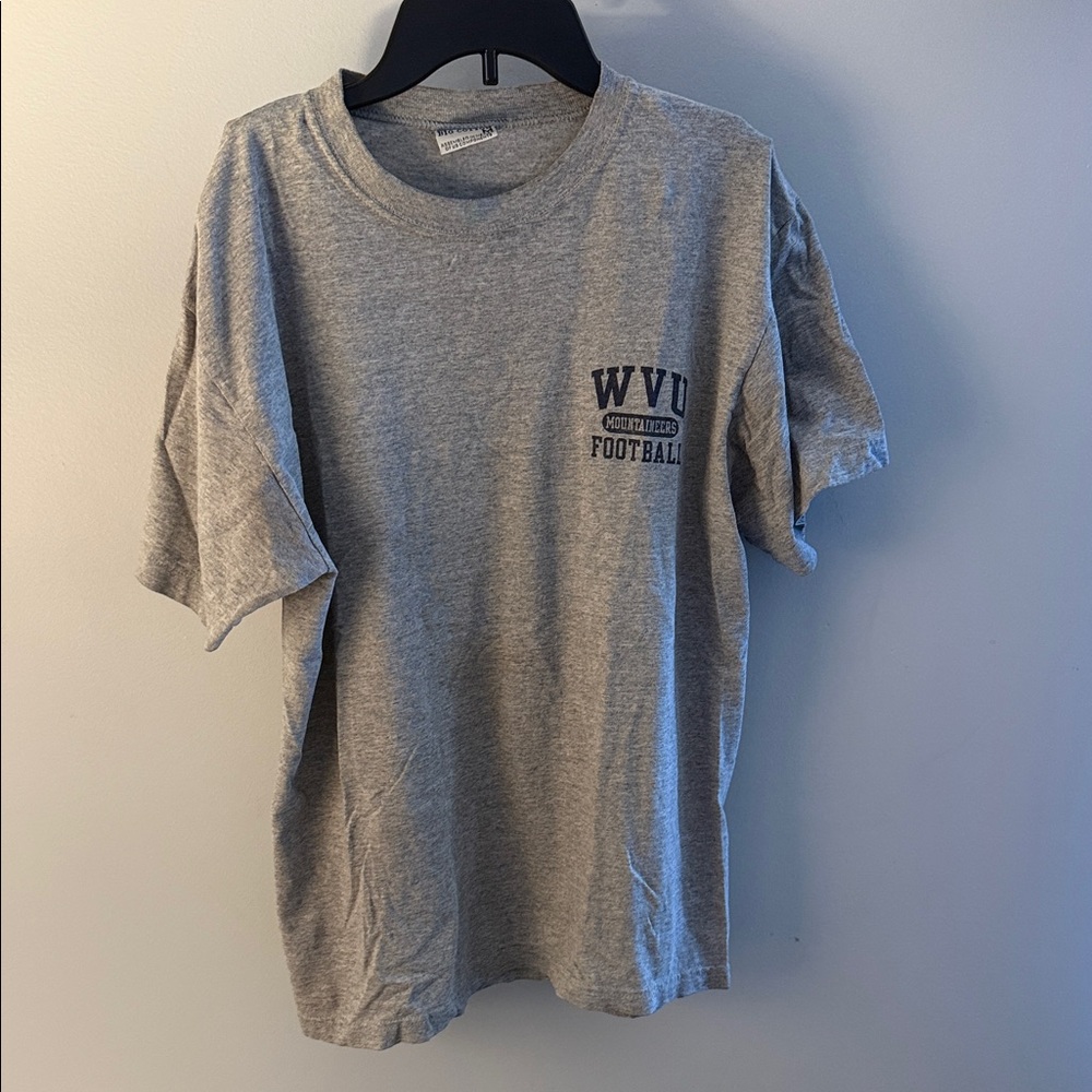 Gear For Sports Heather Gray WVU Football Tee